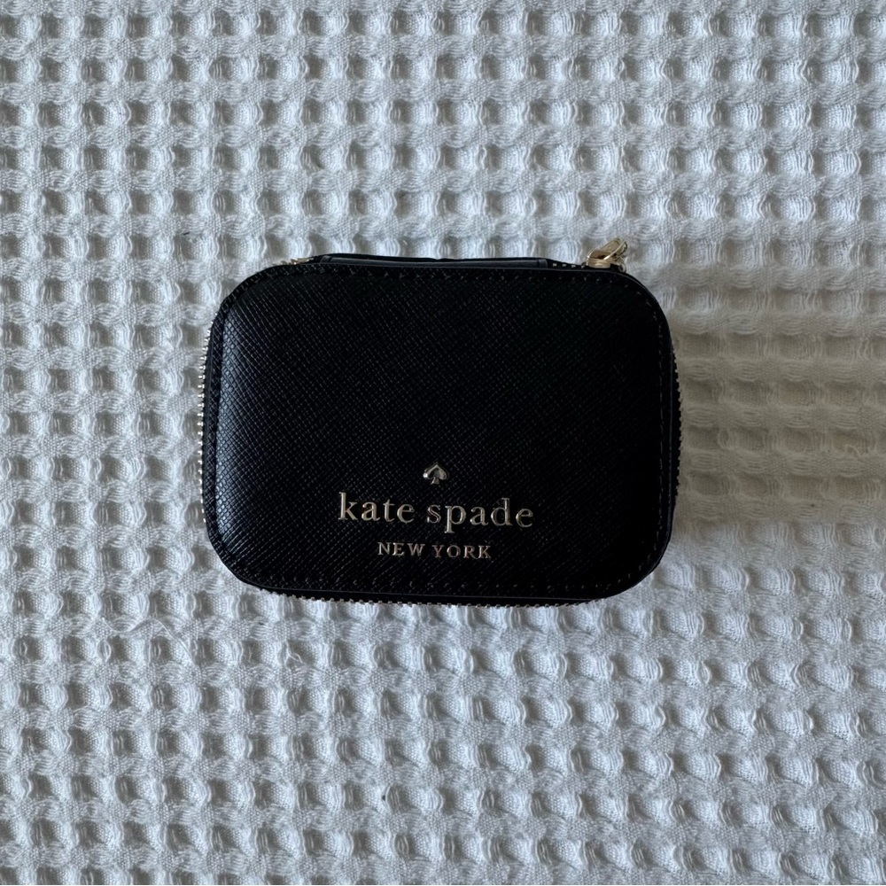Kate Spade Black Travel Jewelry Case